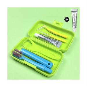 카닐로 포켓쏙 휴대용 칫솔치약세트 혀클리너 치간칫솔