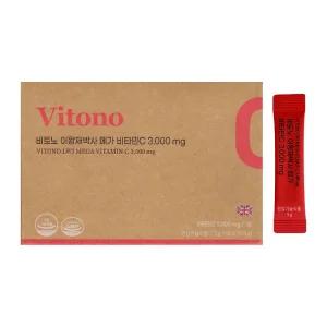 비토노 이왕재 박사 메가 비타민C 3000mg 고함량 영국산 분말비타민씨 90포 1개 / 써클