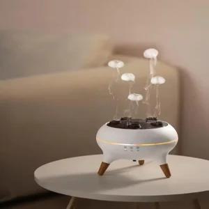 해파리가습기 소형 탁상 용암가습기 볼케이노 책상 침실