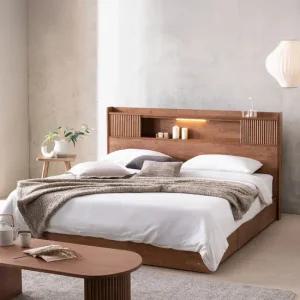 잉글랜더 생드니 템바보드 원목 수납 침대(Sweet Slumber 스탠다드 매트-K)