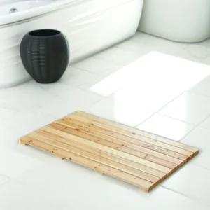 미송 원목발판 소형 다용도발판 나무 원목 화장실 베란다 현관 바닥 깔판 63x43cm