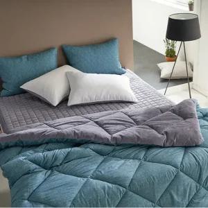 모던 밍크 극세사 겨울침구 차렵이불 패드세트 SS이불1+SS패드1+베개커버1