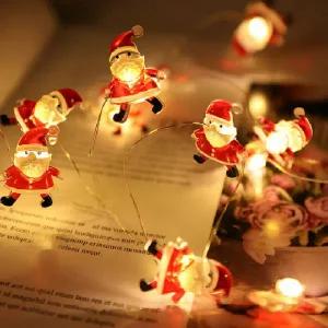 크리스마스 산타 LED 줄조명 무드등 크리스마스트리 장식 소품 성탄절 행사 와이어 조명