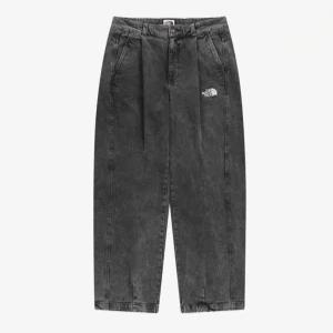 노스페이스 화이트라벨 오버핏 데님 팬츠 NP6NR57J K