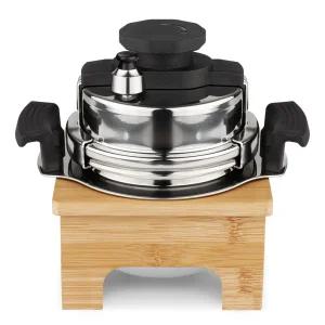 대웅 누룽지 가마솥 1.2L 미니압력밥솥  통3중 스테인리스