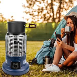 고출력 LPG 프로판 가스 히터 휴대용 야외 파티오 캠핑 실내 자동 점화 안전 밸브