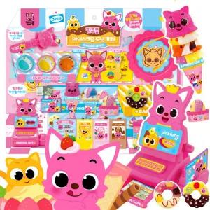 나이스토이 핑크퐁 아이스크림 도넛 카페 /미니 계산대 역할놀이 장난감 완구