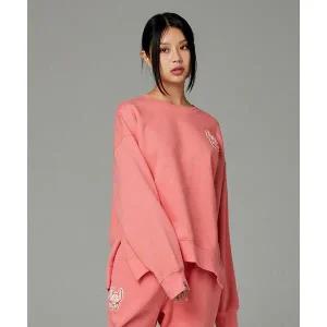 라이프워크 여성 터프트 자수 포인트 맨투맨 (기모안감) LW224MT821_KG