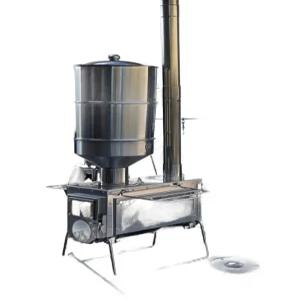 펠렛연소기 펠릿난로 캠핑 화로대 호퍼 저장고 원통 녹색