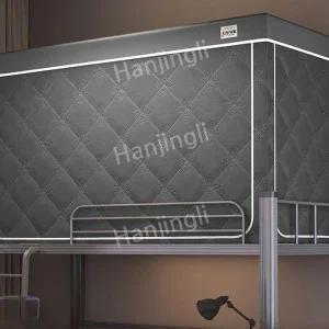 수면 침대 방한 텐트 누빔 사각 겨울 모기장 보온 암막 난방 커튼 학생 기숙사 방풍