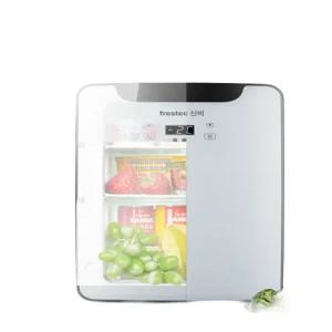 올비의창고 미니김치냉장고 원룸 미니냉장고 소형 1인 가구 2도어 냉장고 22L 가정용 사무