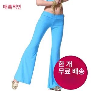 라인 밸리 댄스스포츠 팬츠 나팔 드레스몰