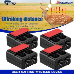 후진벨 화물차 백부져 2-4Pcs 사슴 경고 휘파람 장치 퇴치 물리적 초음파 미니 소형 자동차 방수 저장