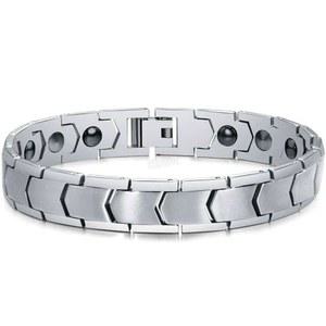 일본게르마늄팔찌 건강 자석 실버 티타늄 모델(순티타늄 여성용 버전) 선물