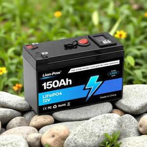 업그레이드 12V 150AH 리튬 LiFePO4 배터리 (내장 BMS 포함) 가정용 저장 RV 오프그리드 시스템 태양광 발