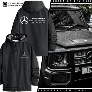레이싱 자켓 재킷 점퍼 유니폼 모터팀 메르세데스-벤츠 호환 4S 매장 작업복 방풍 메르세데스-AMG 의류 남