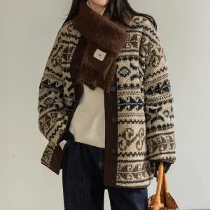 [시크폭스] 펜시 빈티지 덤블 자켓_54JK1315