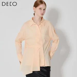 데코 소매커프스 탈부착 블라우스