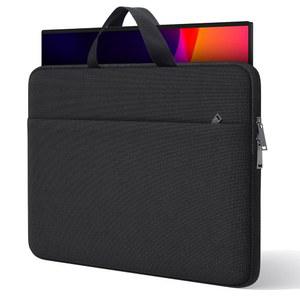 22인치 휴대용 모니터 케이스 슬리브, ASUS Zenscreen/Huion Kamvas 22/ 대부분의 모니터, 액세서리 포켓 및 핸들이 있는 충격 방지 패드형 가방