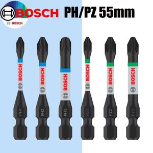 보쉬 호환 호환 임팩트 드릴 비트 PH/PZ 55mm S2 수정 강철 열처리 공정 내구성 도구 부착 드라이버 헤드