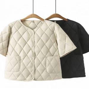 경량반팔패딩 여성반팔패딩조끼 가벼운 다운