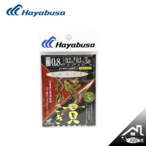 하야부사 5본 C216 빙어바늘 0.8호 빙어채비 얼음낚시 순관 와카사키 5개입