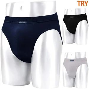 트라이 남자 부드러운 면스판 삼각 팬티 3매입 PE4A3