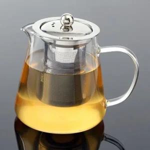 내열 유리 차우리기 차주전자 다향 티팟 티포트 800ml