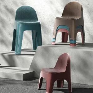 소형 스툴 의자 플라스틱 어린이 다용도 소형 등받이 의자 낮은 좌식 캠핑