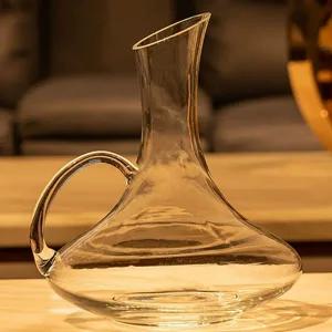 곡선 와인 디캔터 주방 에어레이터 레스토랑 유리 와인 디캔터 테이블 테이블웨어 선물용 따르기 용품 주류