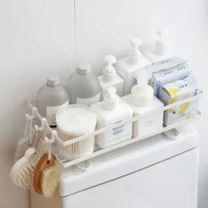 욕실 화장실 변기 위 욕실용품 정리 트레이 선반