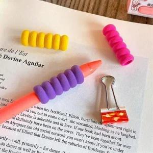 [마이모노샵] 고정감 있는 스펀지 펜 홀더 그립 향상 2개 저학년