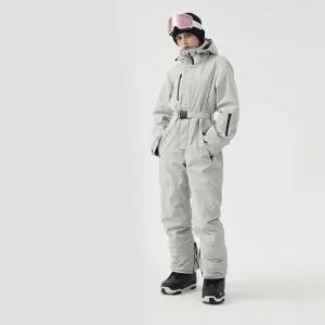 여성스키복 일체형 상하세트 여자 점프수트 방한 방풍 방수 올인원 보드복