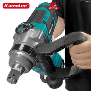 전동라쳇 충전식 임팩 드릴 Kamolee 5000 N.M 고토크 1 인치 브러시리스 전기 임팩트 렌치 리튬 이온 21 배