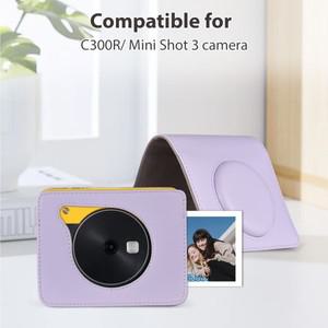 [호환품]휴대용 인스턴트 카메라 가방 케이스 Kodak C300R/Mini 호환 Shot 3 용 레트로 복고풍 엔틱 스타일