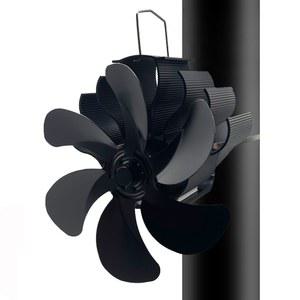 온열 구동 스토브 선풍기 연도 파이프 벽난로 목재 비전기 가스 통나무 펠렛 스토브용 무소음 에코팬