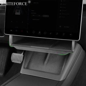 Tesla Model Y Juniper 언더 스크린 스토리지 박스 모델 3/Y -2025 주최자 센터 콘솔 뒤에