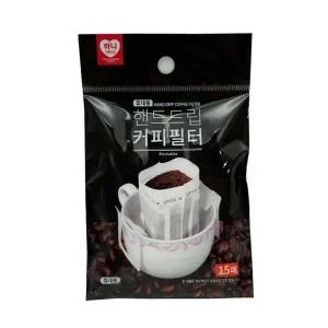 [셀러에이드]핸드드립 일회용 커피필터 15매 여과지