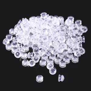 귀마개 귀걸이 햄버거 실리콘 플라스틱 뒷마개 200개 5mm 클러치