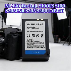 후지필름 NP-140 배터리 및 충전기 키트 1500mAh FinePix S100FS S205EXR 호환