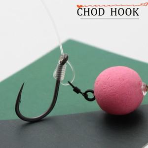 잉어 낚시 후크 하이 카본 스틸 커브 지그 헤드 PTFE 코팅 10 개