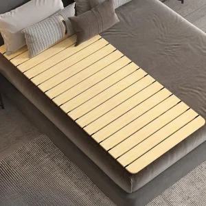 허리보호 접이식 패드 원목 패널 나무판 매트