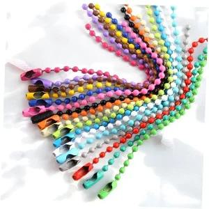키링 구슬체인 열쇠고리 만들기 부자재 컬러풀 비즈체인 공예재료 핸드메이드 액세서리 제작용품