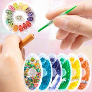 100pcs 혼합 과일 맛 멘톨 캡슐 민트 버스트 비즈 담배 폭발 팝 담배 필터 브러시 볼 흡연 도구