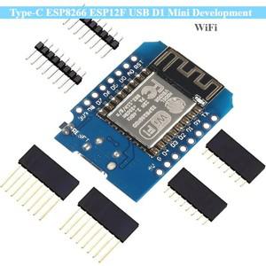 타입-C ESP8266 ESP12F USB D1 미니 소형 개발 보드 무선 시리얼 포트 WIFI IoT 모듈 핀 포함