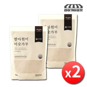 태평선식 국산 발아현미 미숫가루 800g x 2개 아침 식사대용 옛날 볶은 고소한 선식 대용식 간편식 쉐이크