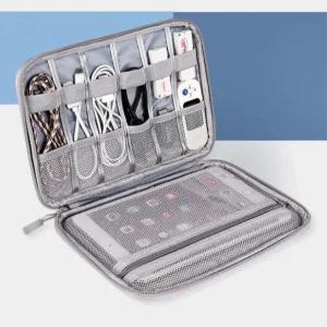 아이패드 케이블선 usb 수납 칸분리 파우치 여행용 외장하드용 외출용