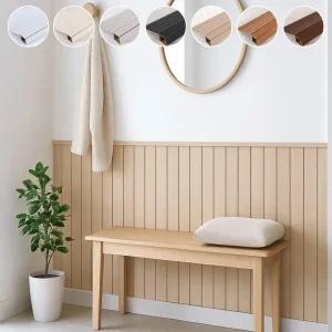 데코앤필름 접착식 루바 템바보드 벽면 인테리어 패널 40cmx100cm