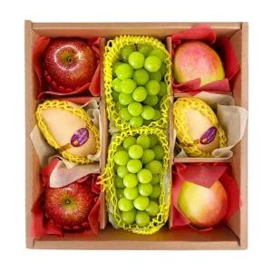 도담 프리미엄 4종 과일선물세트 1호(사과+샤인머스켓+골드망고+애플망고)