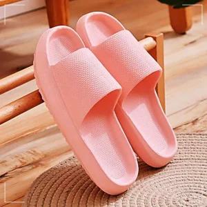 실내 슬리퍼 공용 학원신발 욕실신발 실외 24WF3EC3AN 블랙 핑크